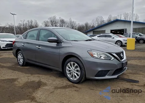 2019 Nissan Sentra S z USA, uszkodzony, nr VIN 3N1AB7AP2KY363169
